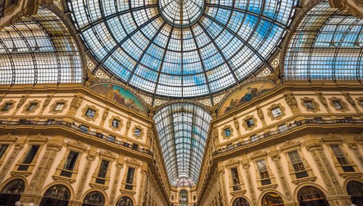 Galleria Vittorio Emanuele II shopping arcade, Milan, Italy